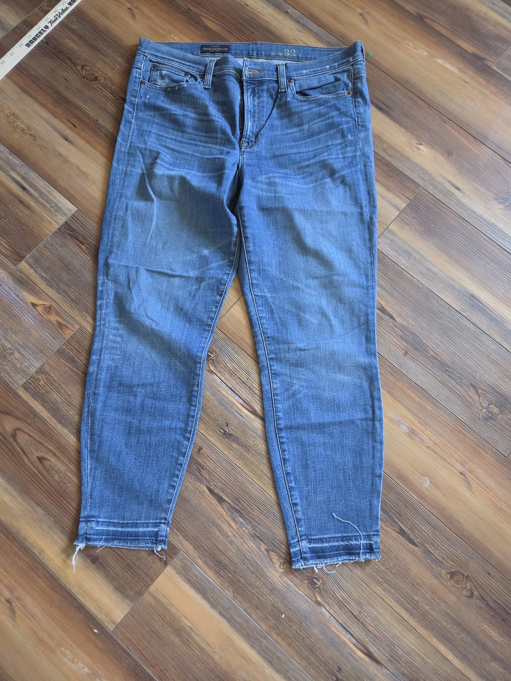 J. Crew Medium Blue Cropped Ankle Jeans